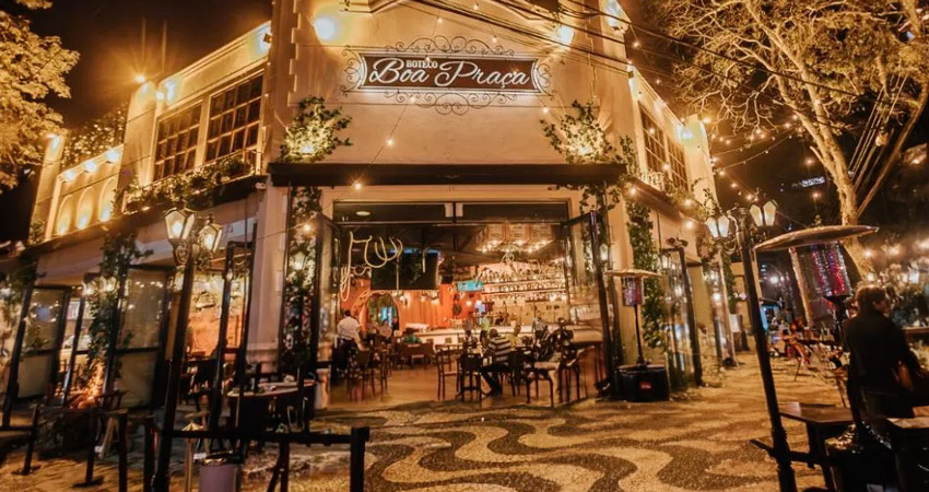 Entrada do Boteco Boa Praça