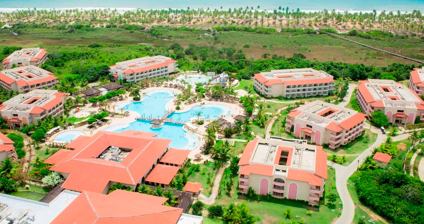 Vista panorâmica do Grand Palladium Imbassai