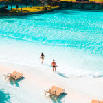 Praia de águas quentes